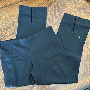 Lululemon slit leg capri size 4
